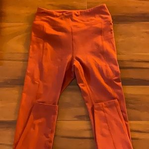 rusty orange leggings/yoga pants